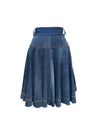 Waste Extraction Skirt - Upcycled Blue Denim