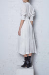 MADE TO DEMAND Rolling Direction Shirt Dress - White