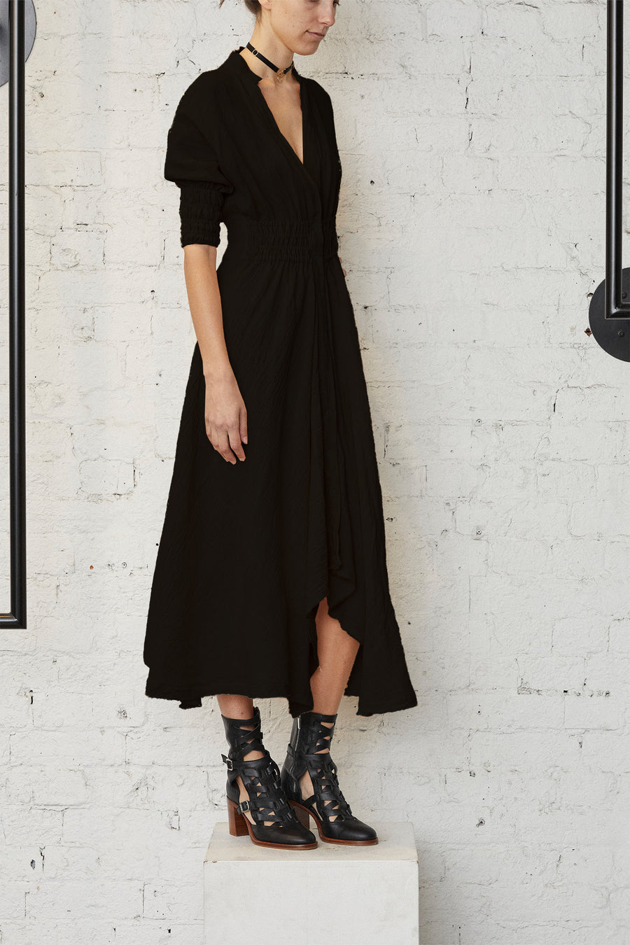 Rolling Direction Shirt Dress