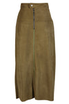 Butter Soft Suede Pleat Skirt