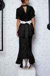 Linen Skirt - Black