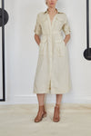 MADE TO DEMAND 6 Pocket Safari Dress - Cream