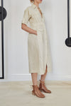 MADE TO DEMAND 6 Pocket Safari Dress - Cream