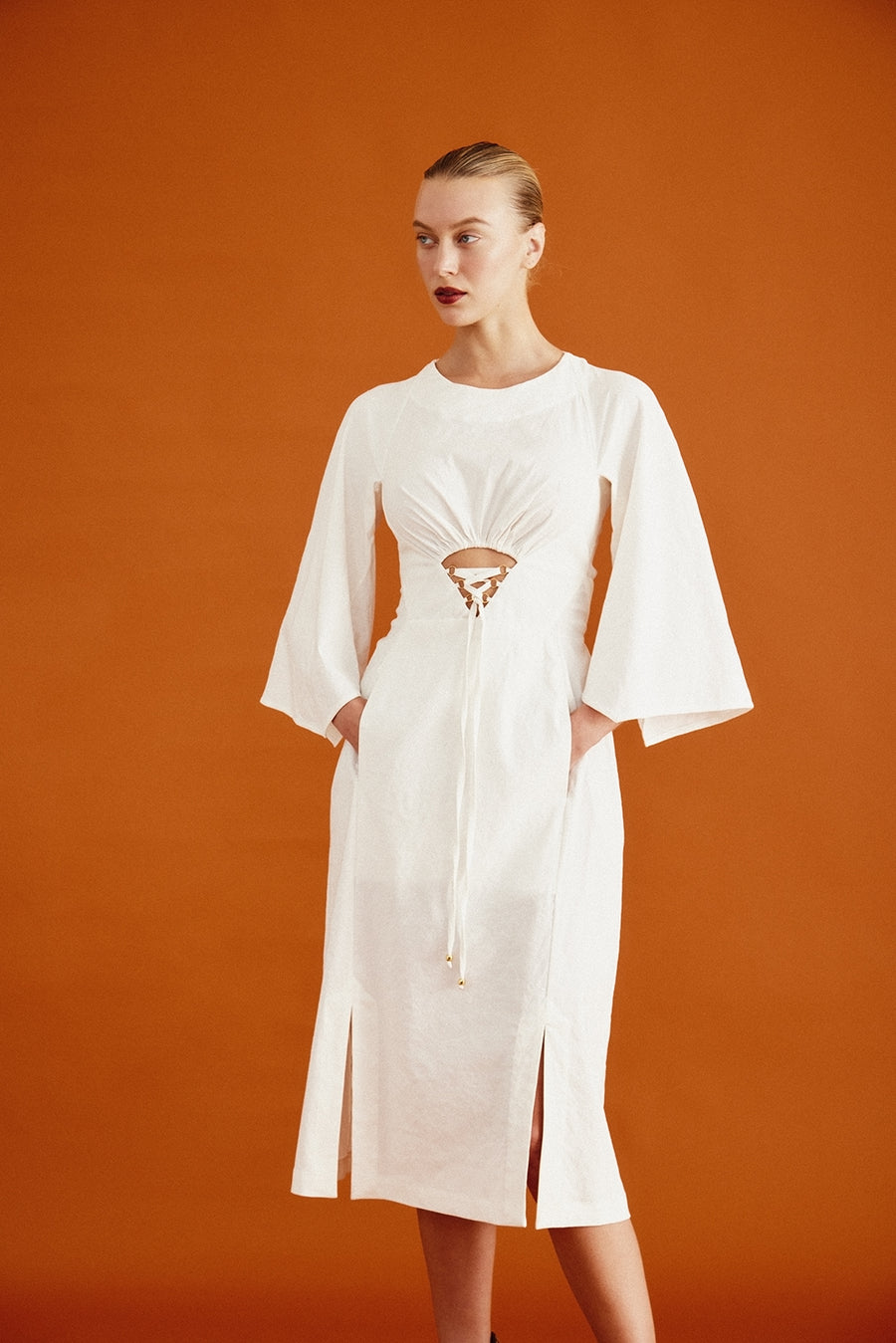 Goddess Glow Dress - White