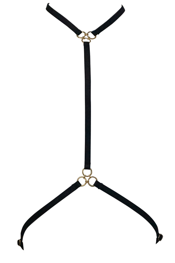 Available - Single-Tier Harness - Black - MADE TO DEMAND